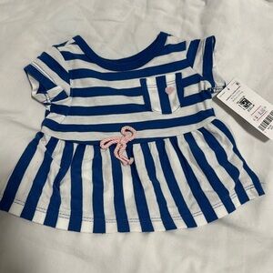 Newborn Girls Striped Shirt